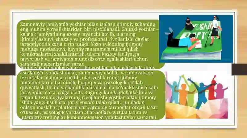 Yoshlar bilan ijtimoiy ish texnologiyalari 3