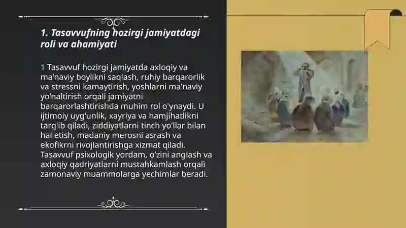 Tasavvuf va hozirgi zamon 3