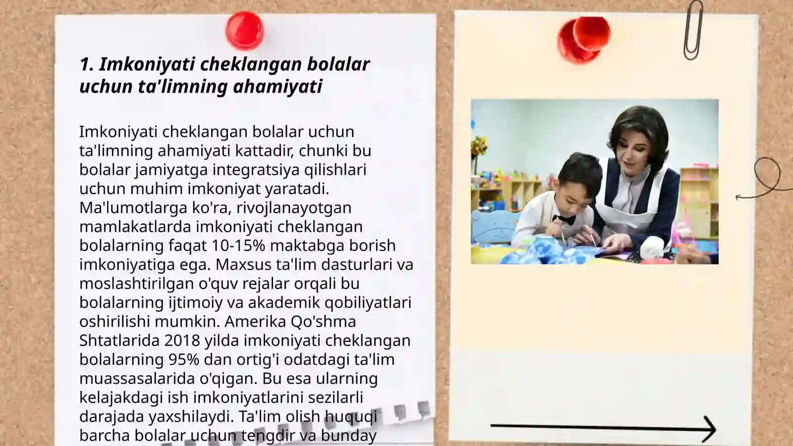 O‘zbekistonda imkoniyati cheklangan bolalar uchun inklyuziv ta’lim 3