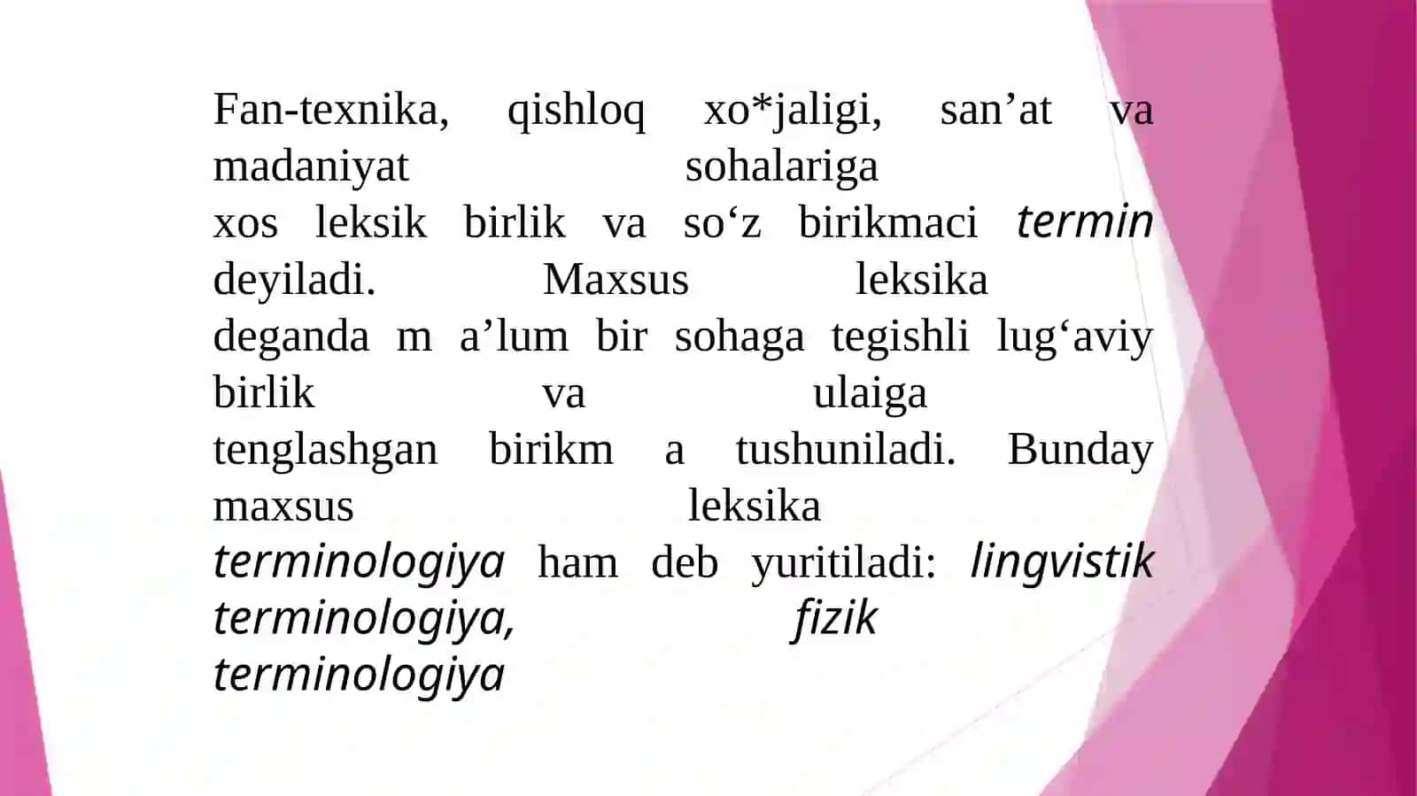 Terminologik leksika 3