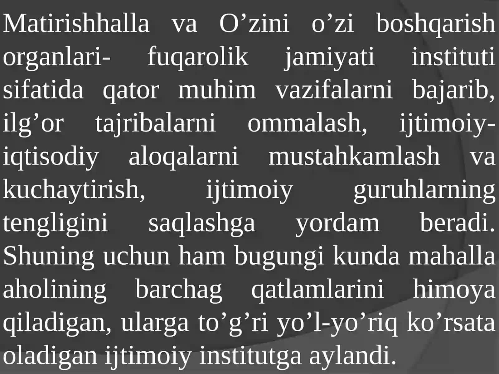 Fuqarolar yig’inlari tomonidan amalga oshiriladigan ijtimoiy himoyaning huquqiy asoslari va uni takomillashtirish 3