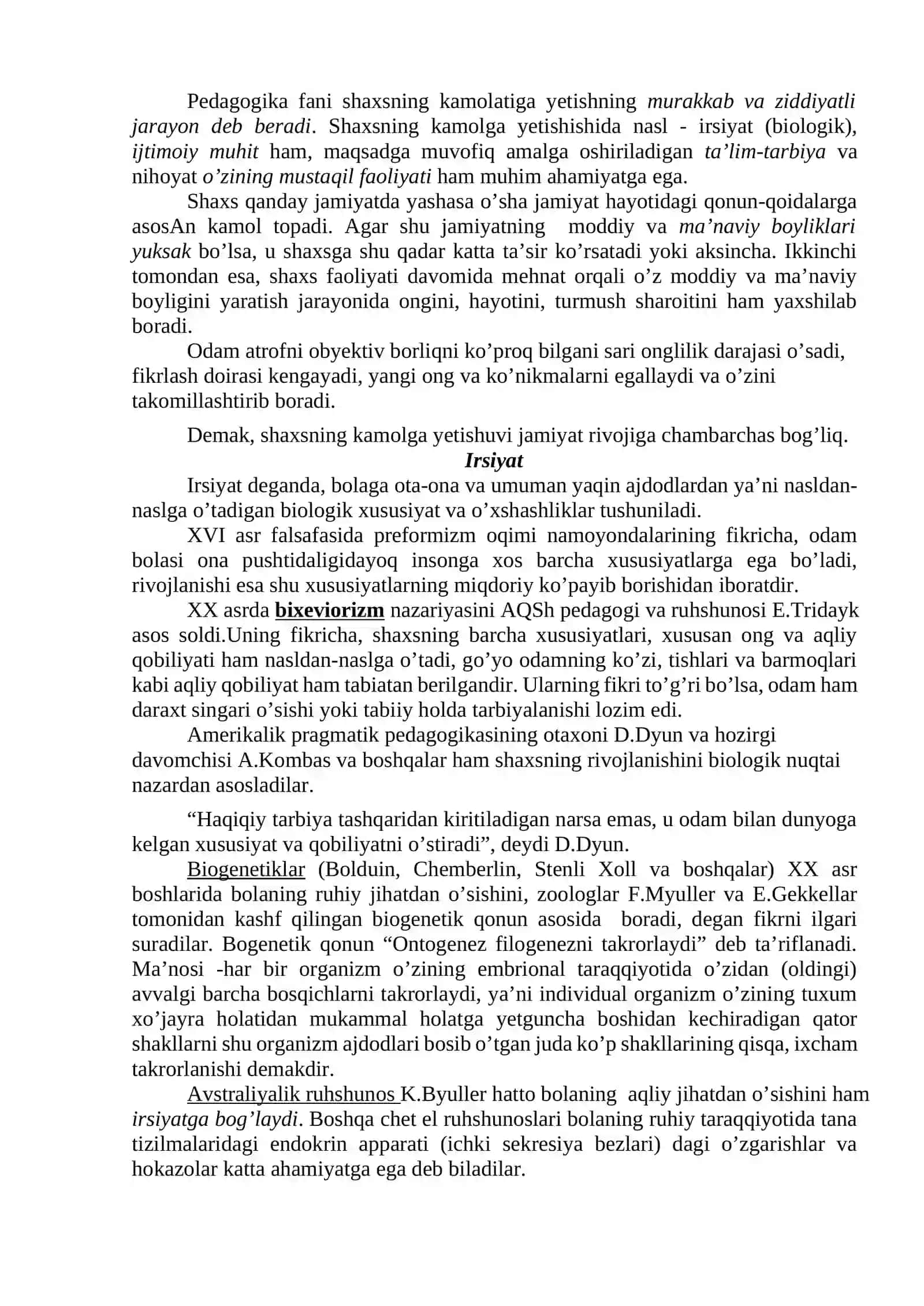 SHAXS RIVOJLANISHI, TARBIYASI VA IJTIMOIYLASHUVI 3
