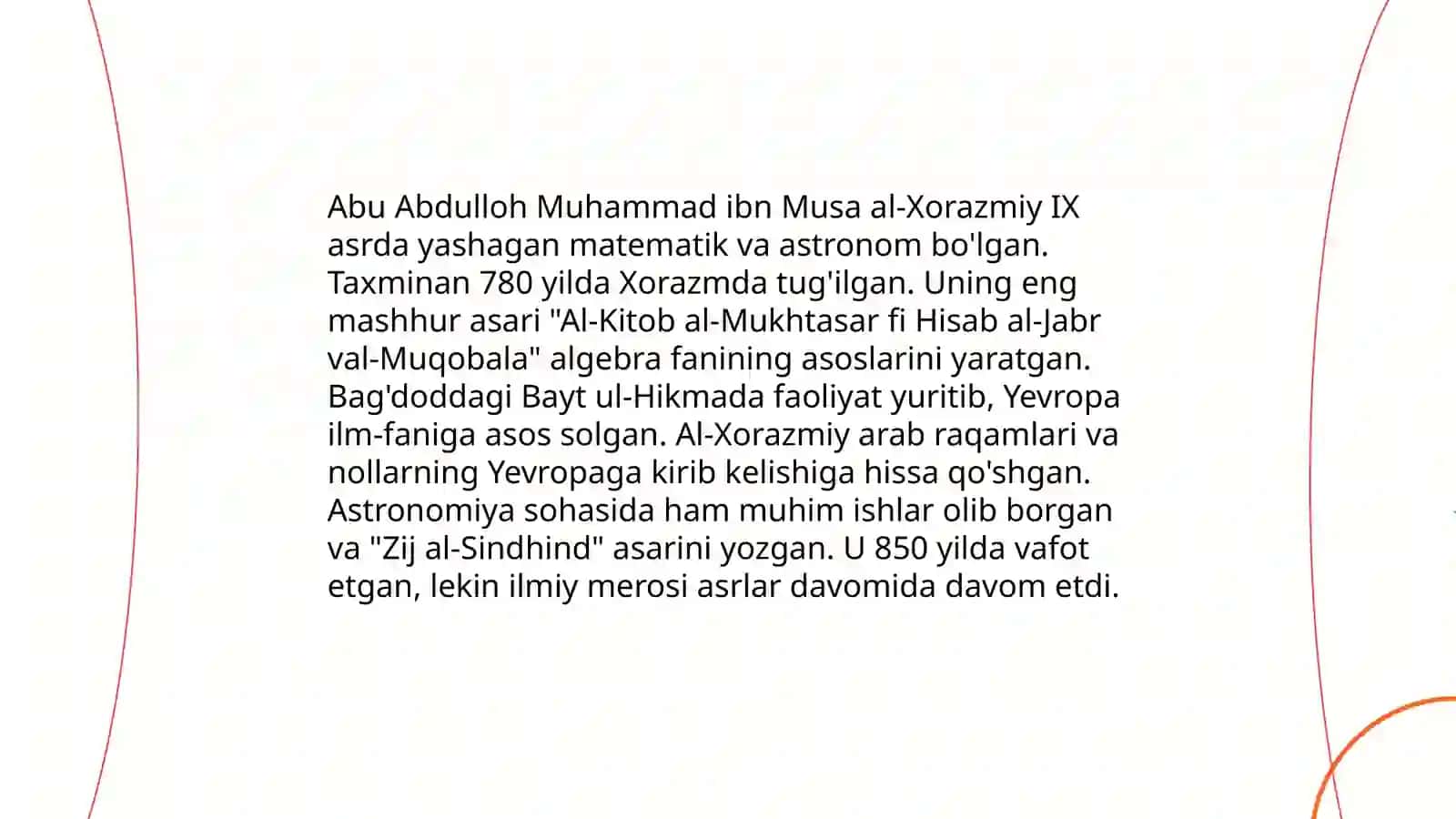 Abu Abdulloh Xorazmiyning didaktik qarashlari 3