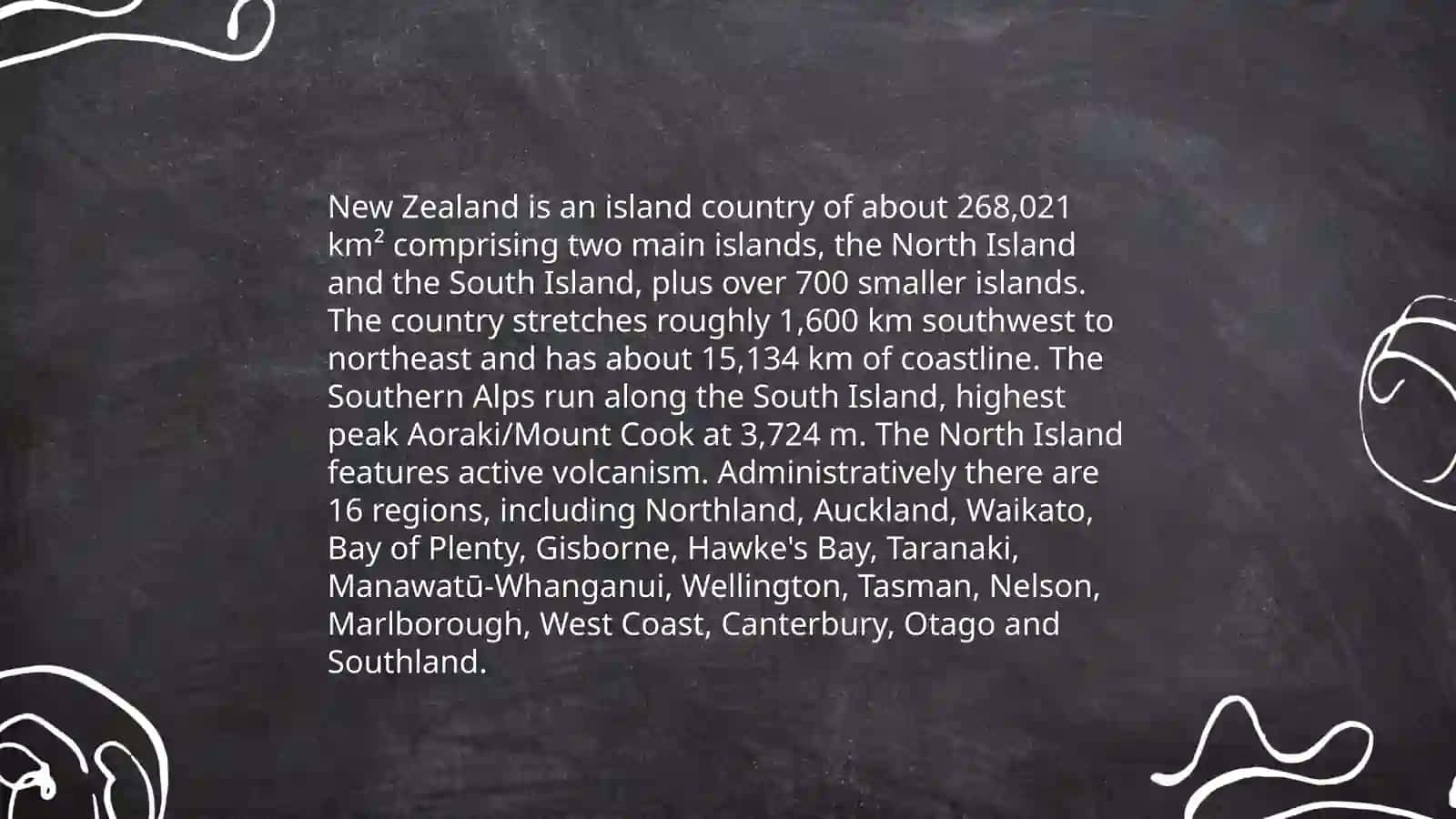 New Zealand Geography and Regions 3