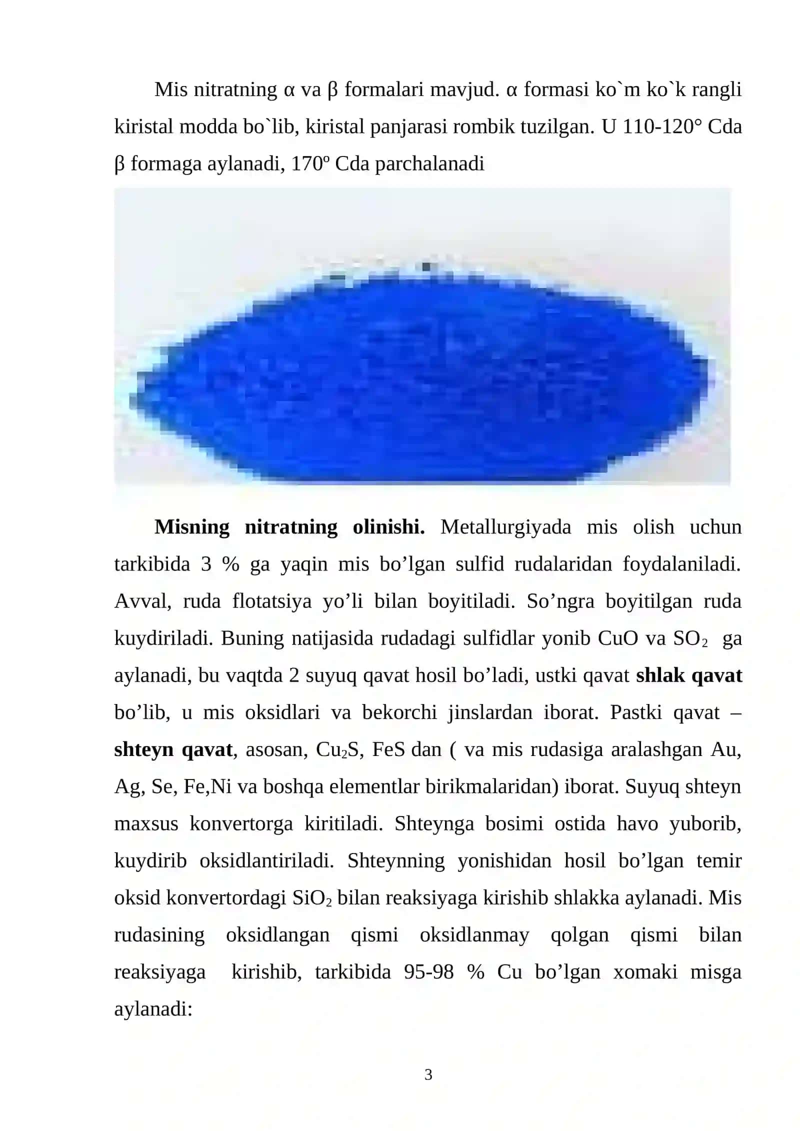 MIS (II) NITRATNING OLINISHI VA XOSSALARI 3