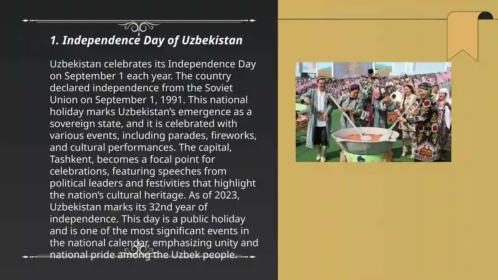 Uzbek national holidays 3