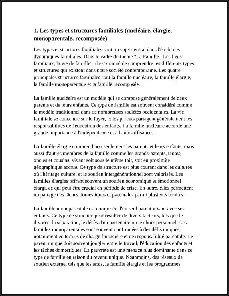 MUSTAQIL ISH: LA FAMILLE: LES LIENS FAMILIAUX, LA VIE DE FAMILLE 3