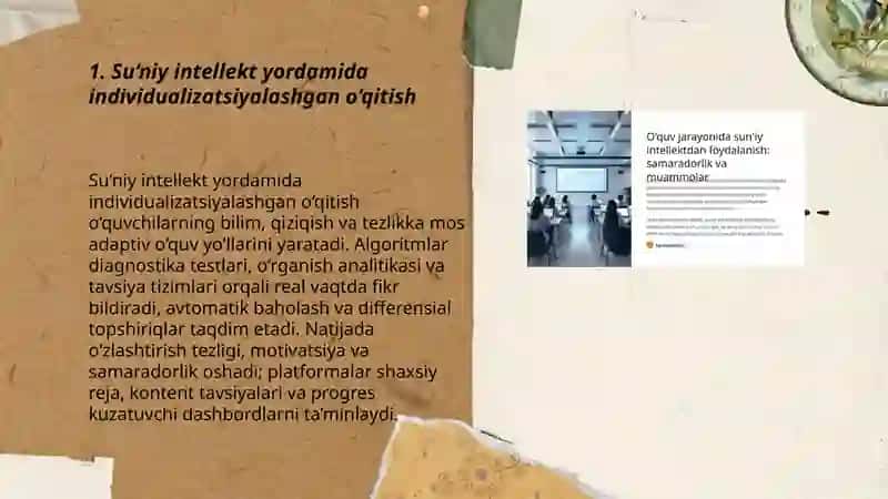 Su‘niy intellekt yordamida individualizatsiyalashgan o‘qitish 3