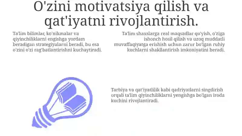 Bilimning Quvvati: Ta'lim Qanday Qilib O'zini-O'zi Intizomlashni Shakillantiradi 3