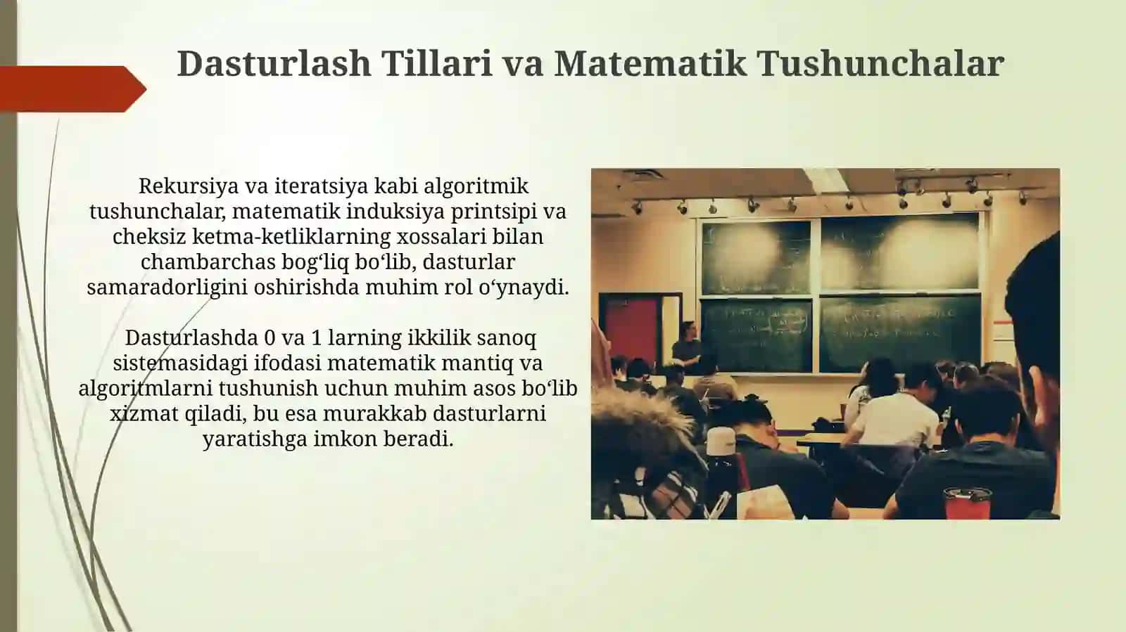Matematika va informatika fanlari integratsiyasida o‘qitish texnologiyalari 3