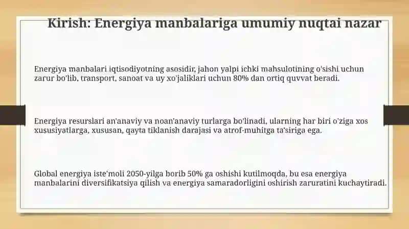 Energiya manbalari 3