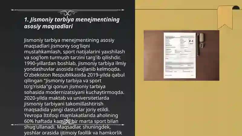 Jismoniy tarbiya va sportda menejment hamda marketing predmetining maqsadi va vazifalari 3