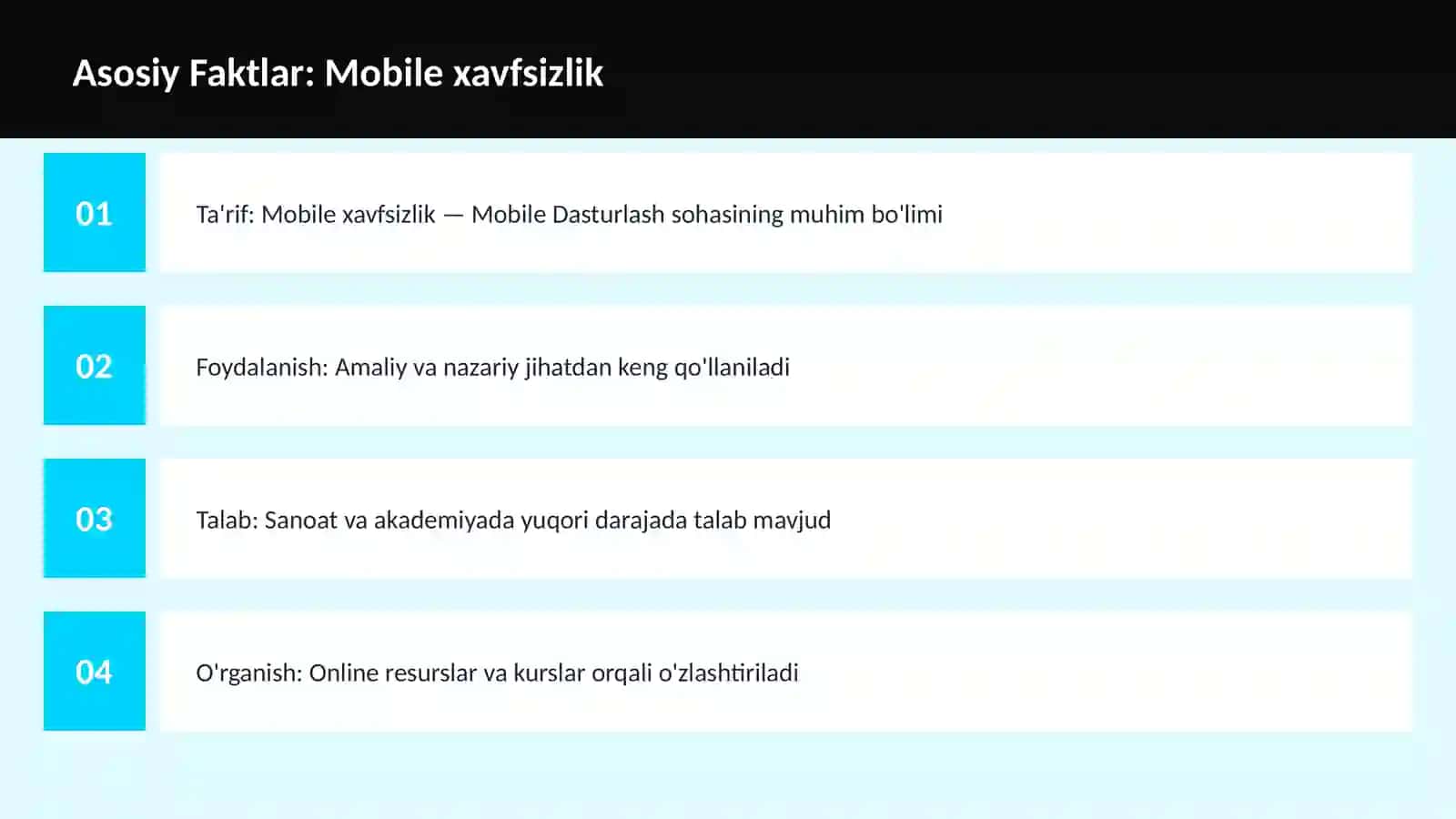 Mobile xavfsizlik 3