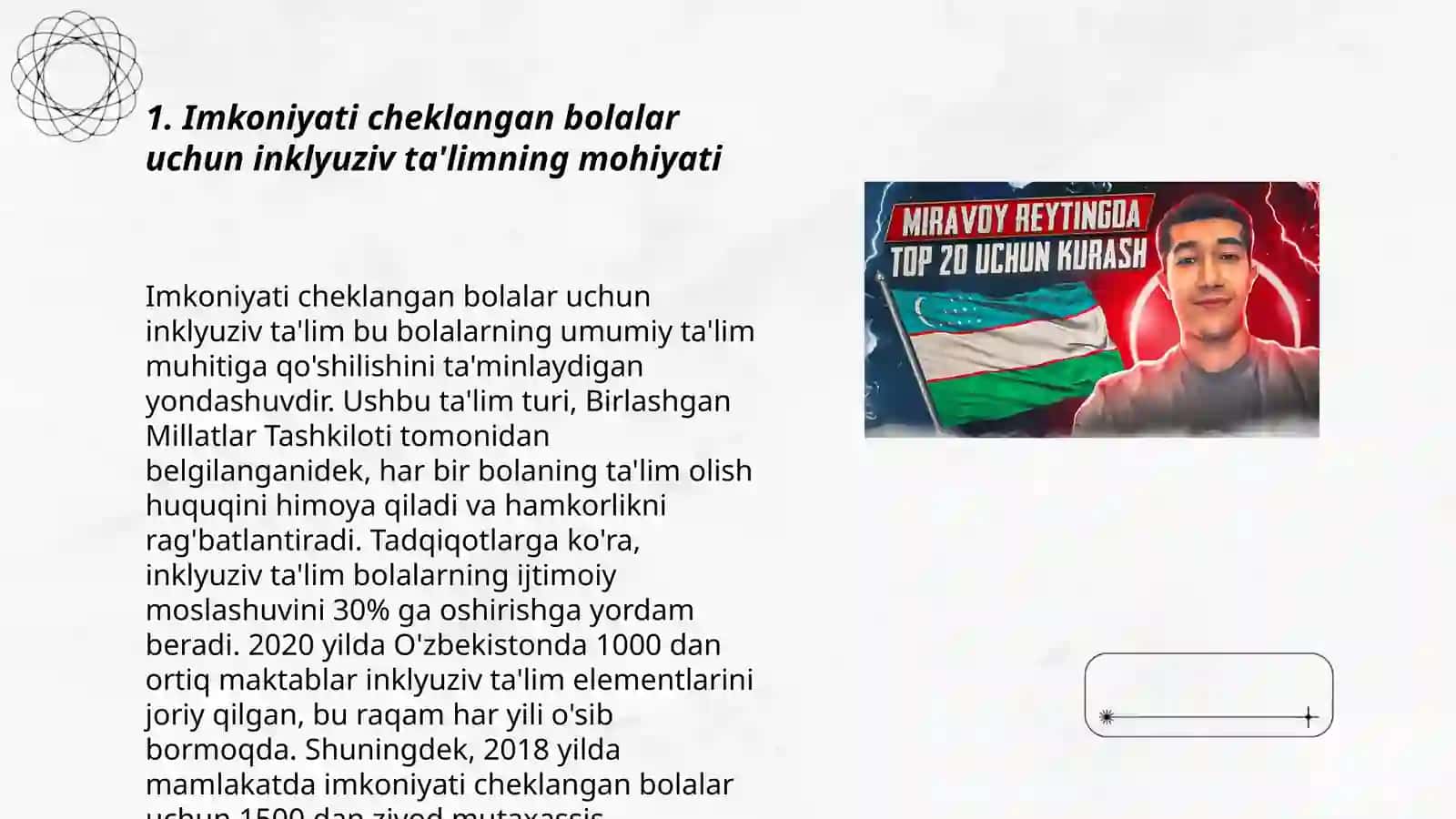 Imkoniyati cheklangan bolalar uchun inklyuziv ta'lim 3