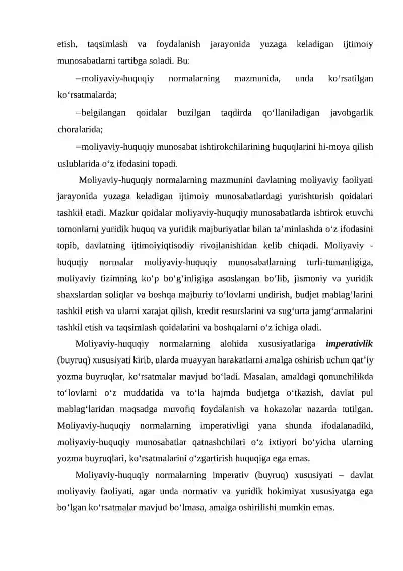 Moliyaviy Huquqiy Javobgarlik Tushunchasi Belgilari va Ahmiyati 3