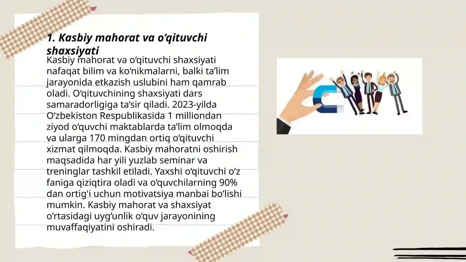 Kasbiy mahorat - metodika asosi. pedagogik qobiliyat 3