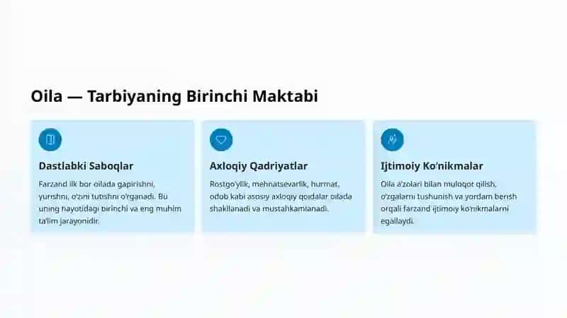 Inson Tarbiyasida Oilaning O‘rni 3