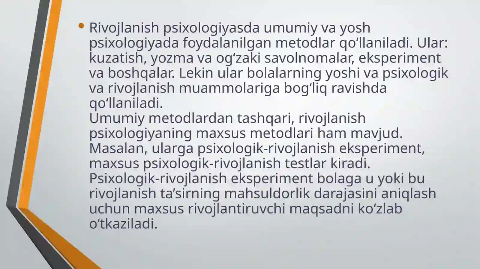 Rivojlanish psixologiyasi tadqiqot metodlari 3