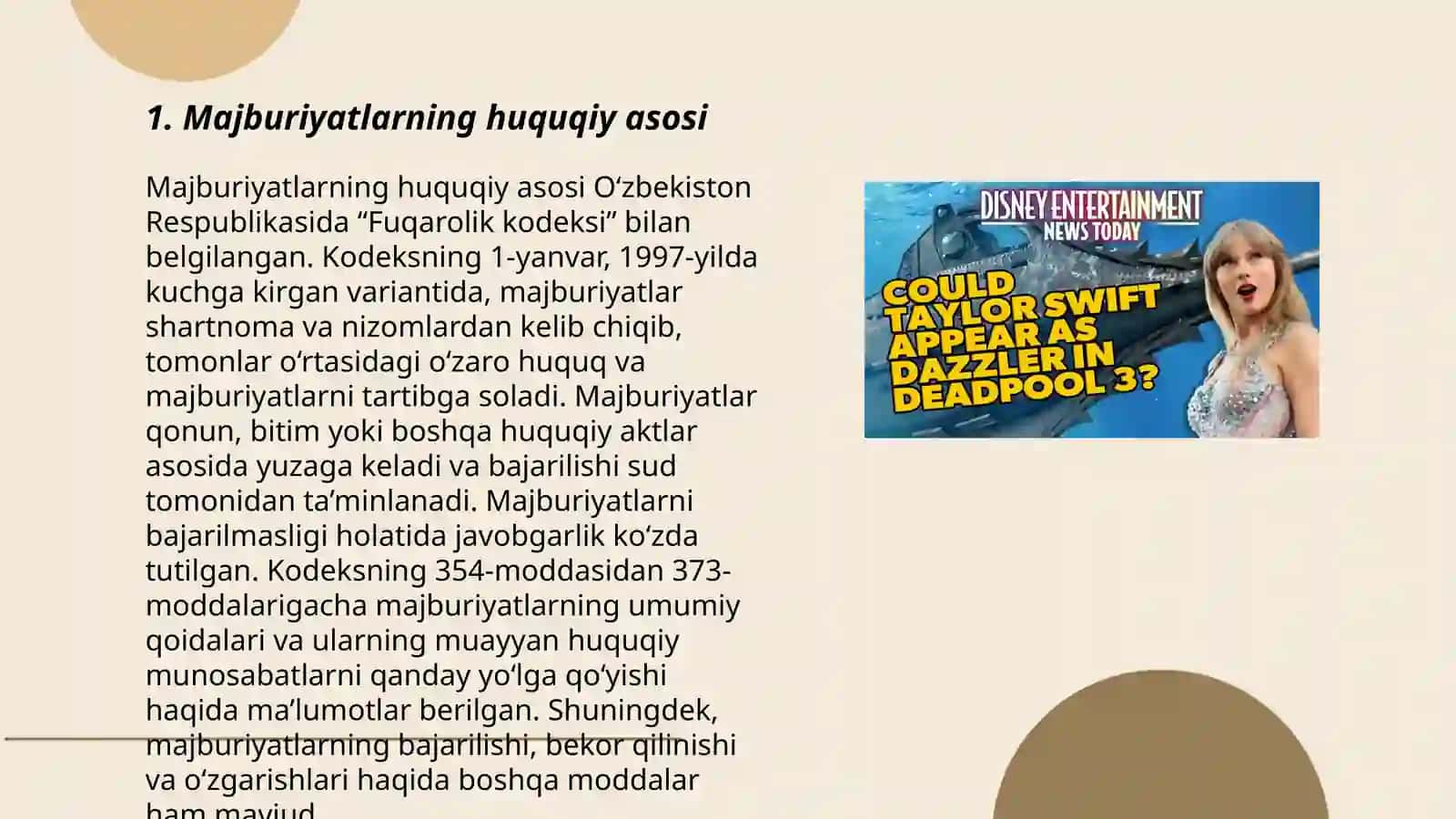 Majburiyatlarning huquqiy asosi 3