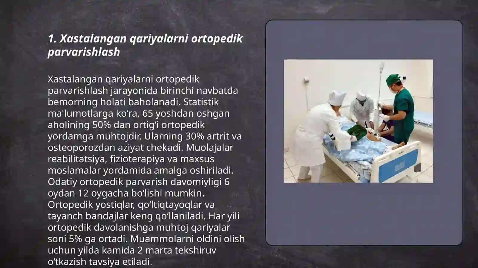 Qariyalarni parvarishlashda hamshiralik jarayonini olib borish 3