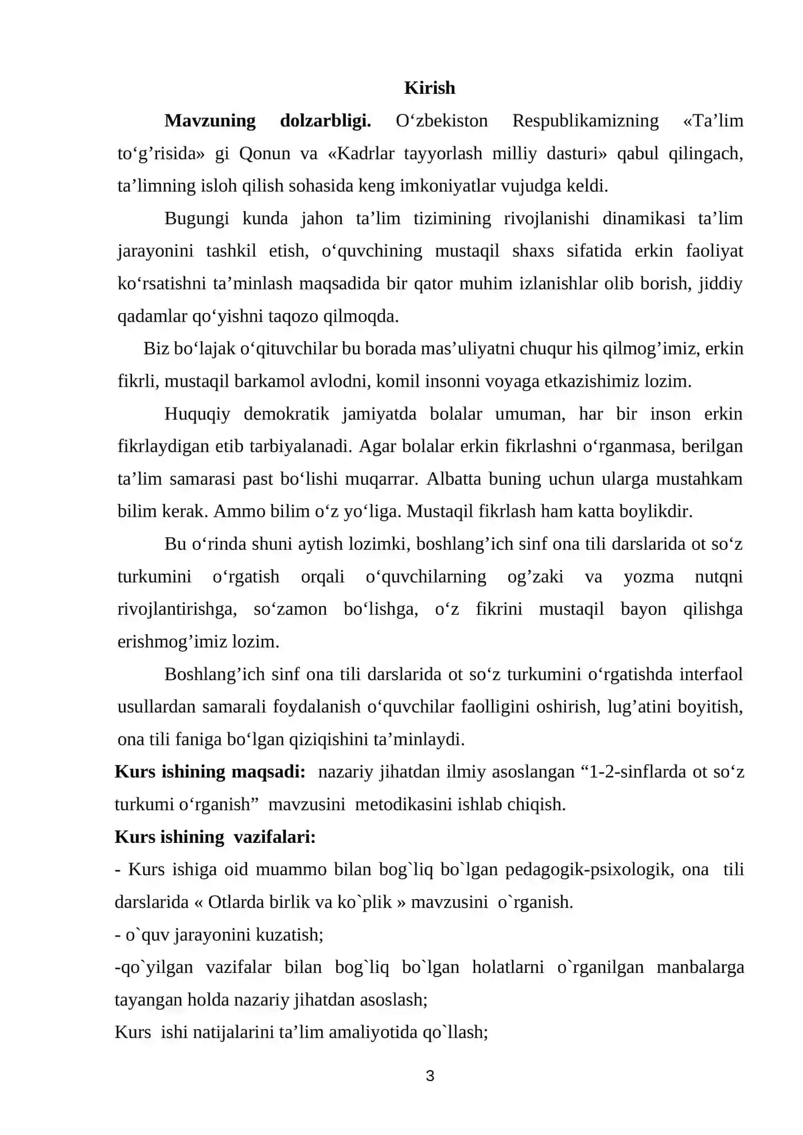 1-2-sinflarda Ot so’z turkumini o’rganish 3