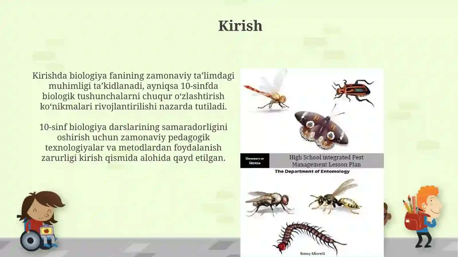 10 sinflarga biologiya darslarni o'tkazish 3