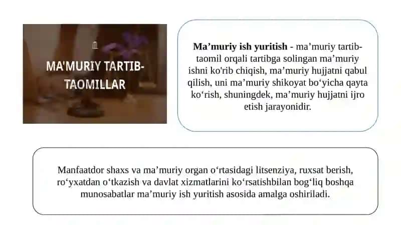 Ma’muriy ish yuritish 3