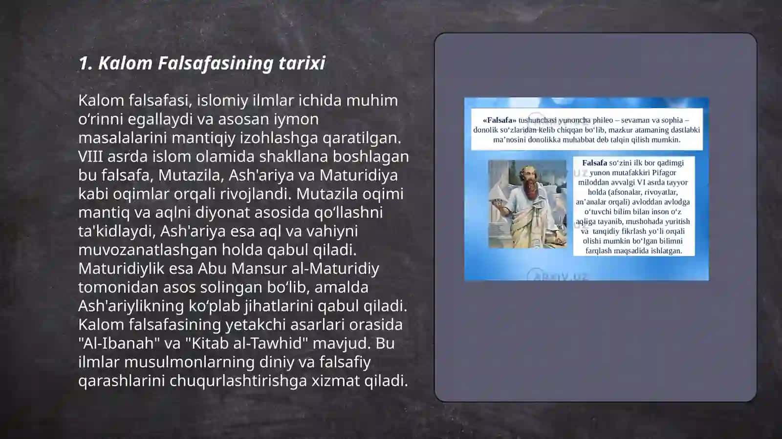 Kalom Falsafasi 3