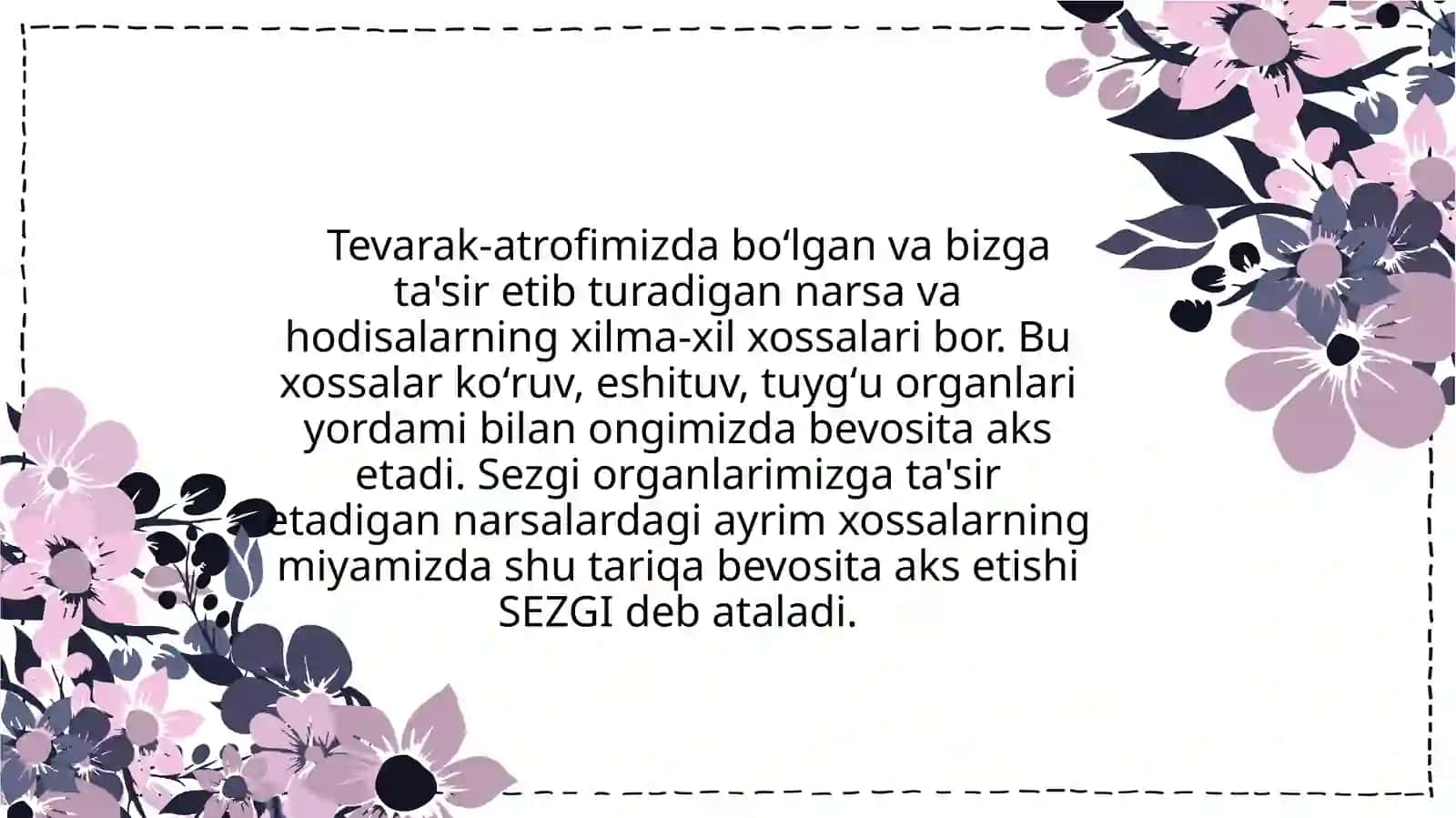 Sezgi turlari va uning qonuniyatlari 3