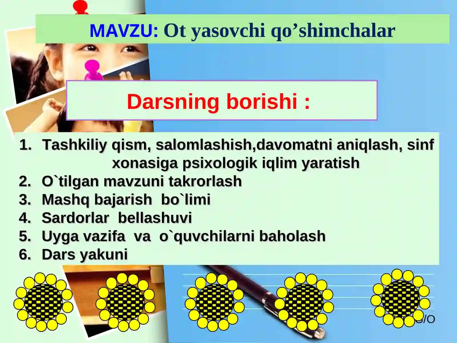 Ot yasovchi qo’shimchalar 3