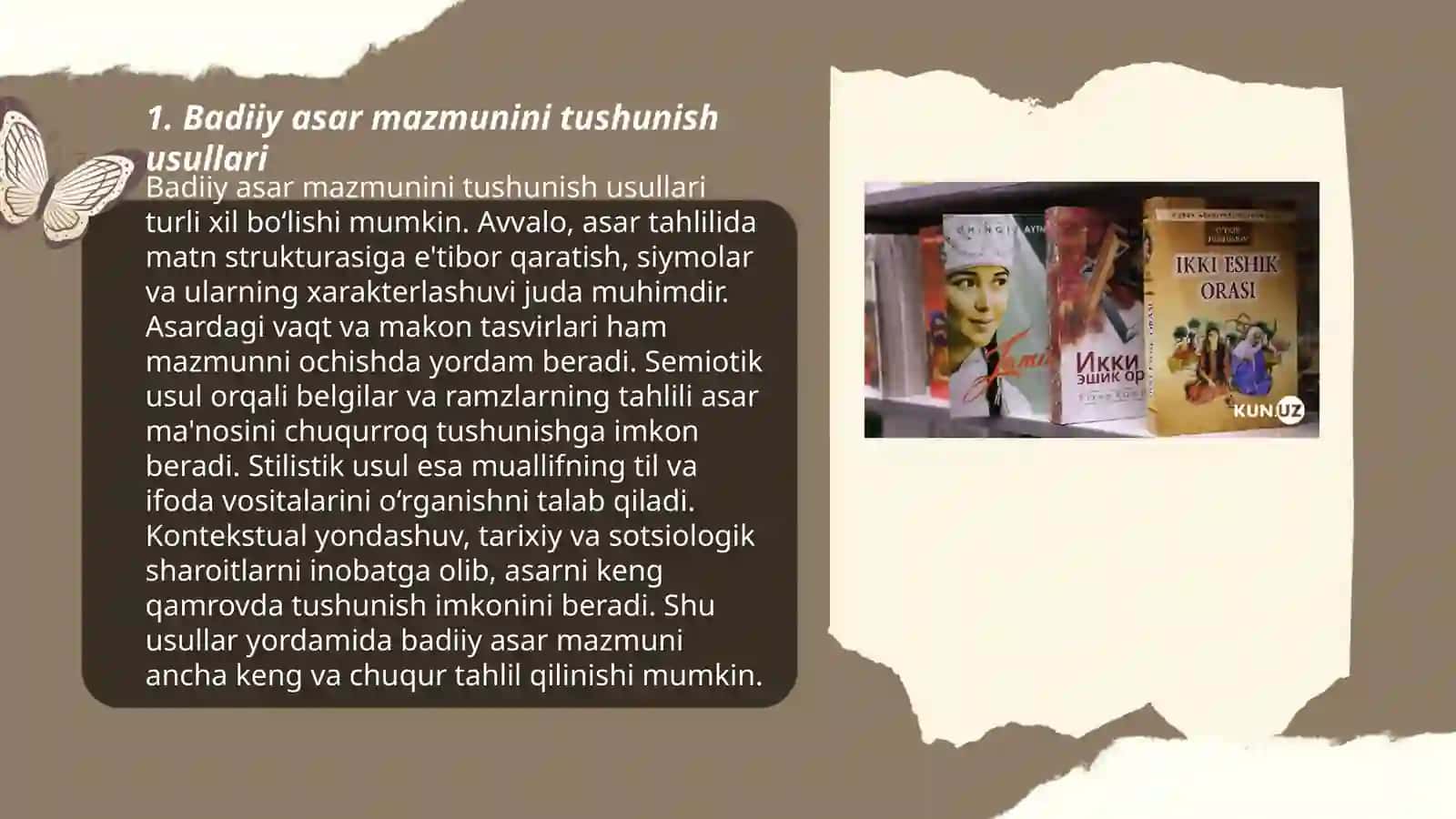 Boshlang’ich sinflarda badiiy asar matni ustida ishlash 3