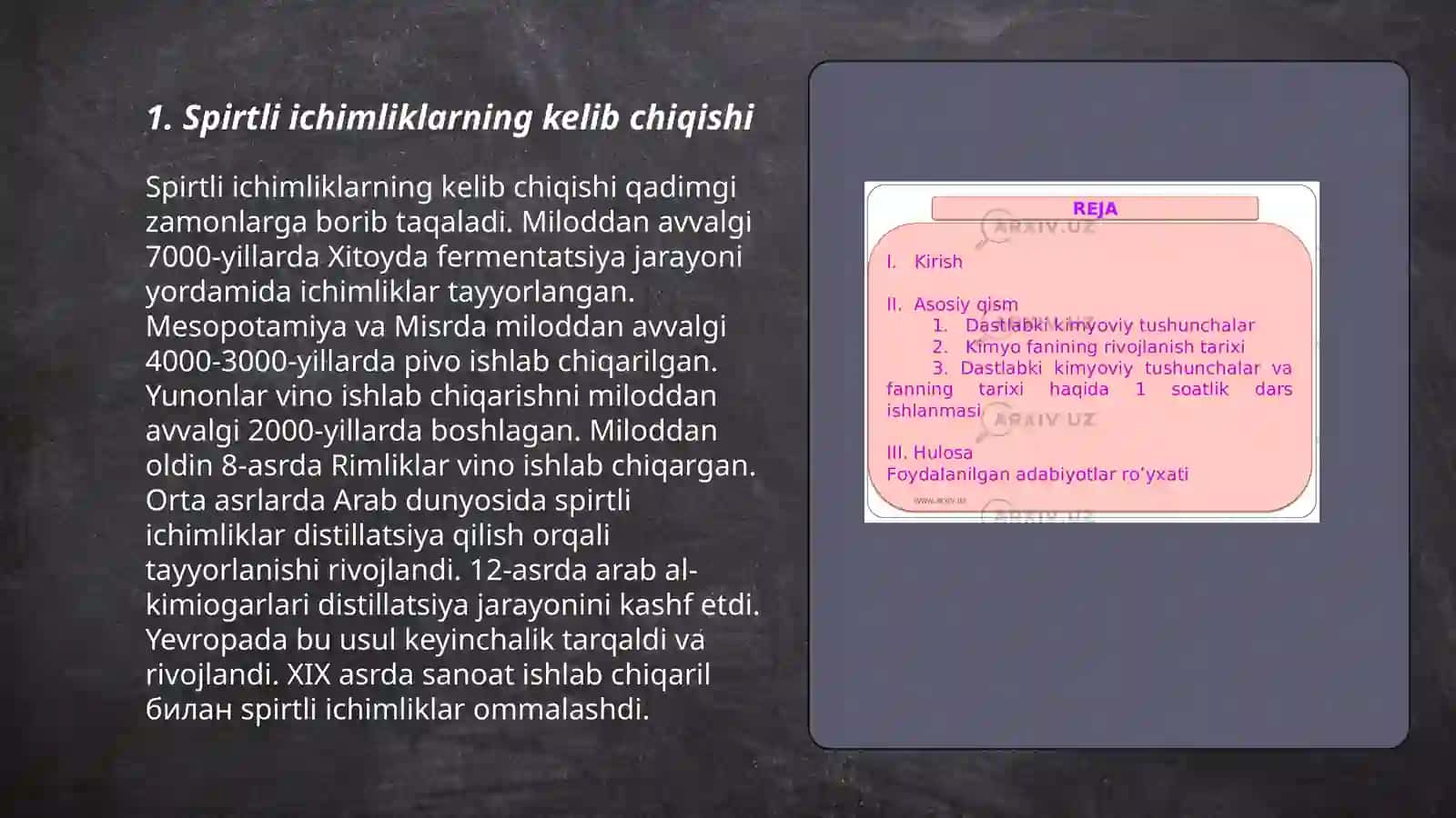 Spirtli ichimliklar tarixi va uning insonga zarari 3