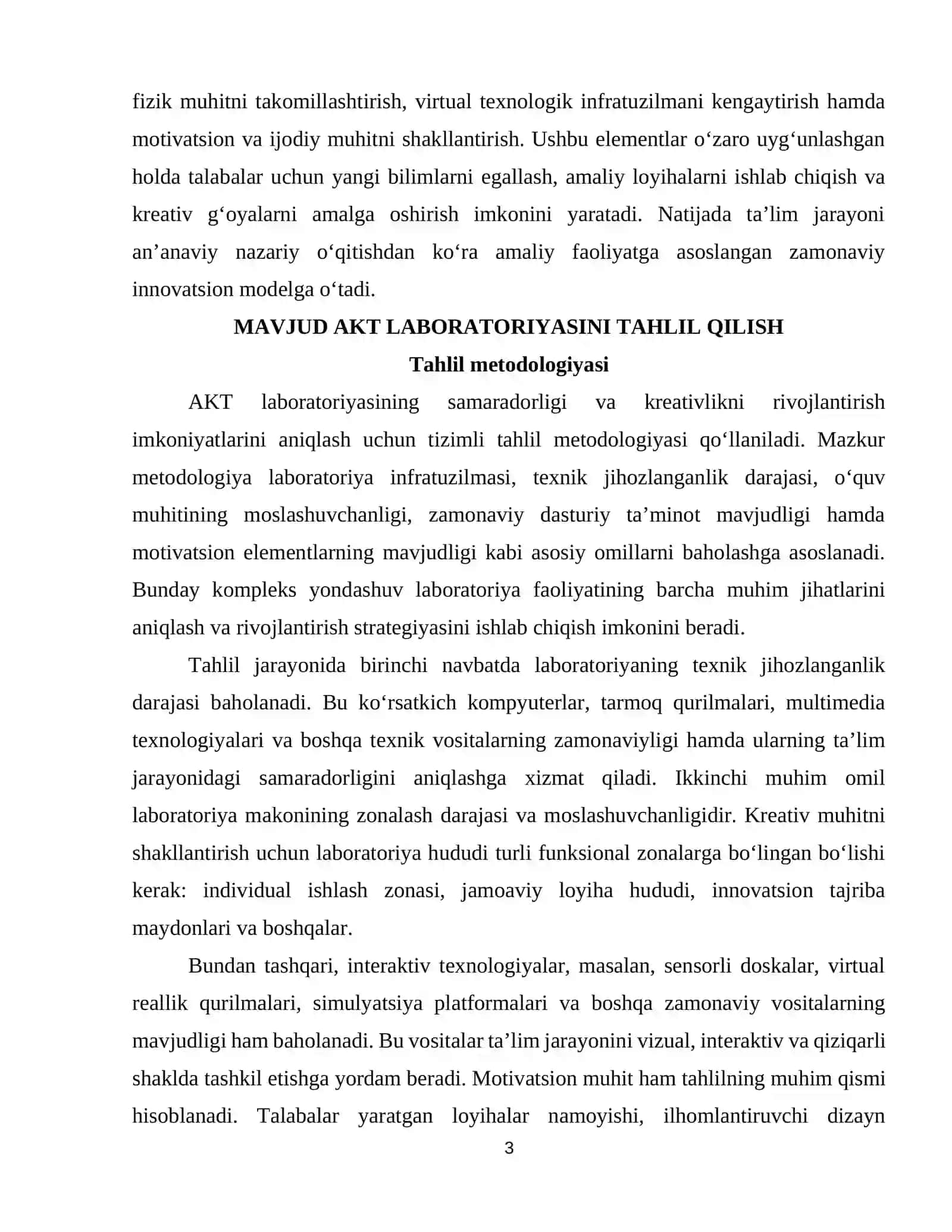 MUHAMMAD AL-XORAZMIY NOMIDAGI TOSHKENT AXBOROT TEXNOLOGIYALARI UNIVERSITETI 3