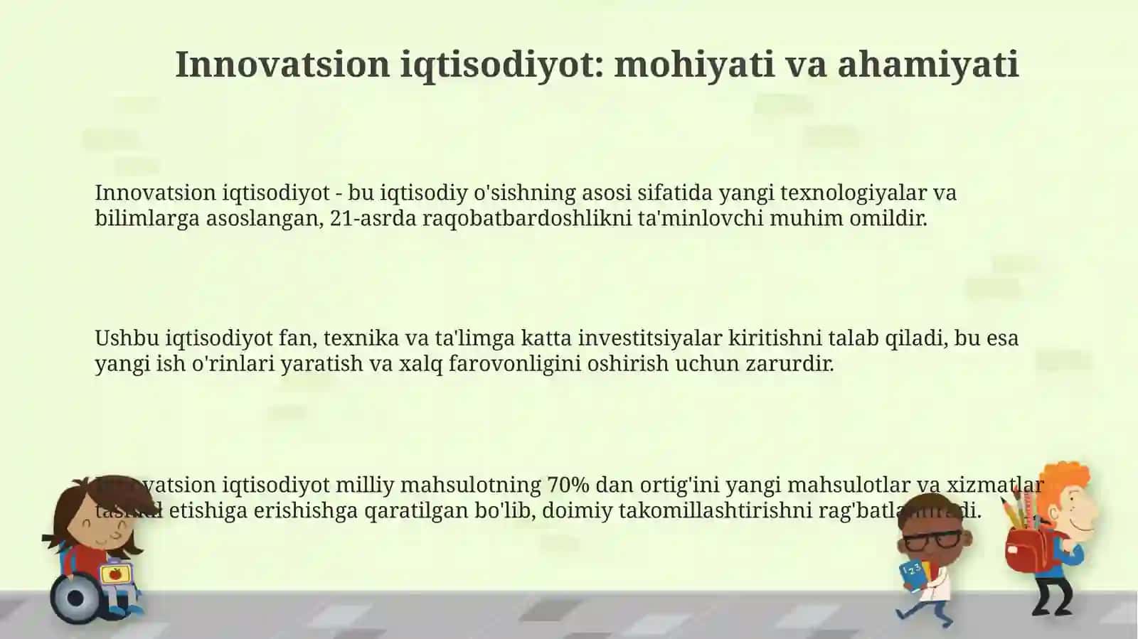 Innovatsion iqtisodiyot 3