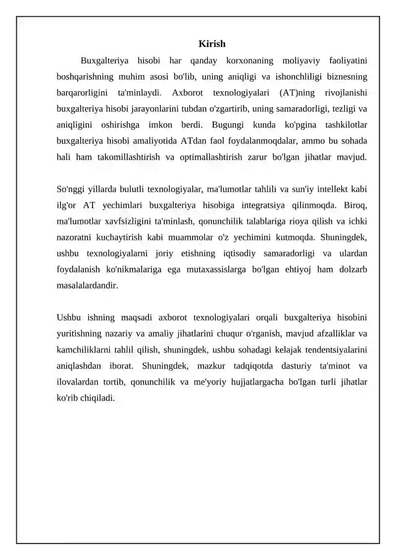Buxgalteriya hisobini axborot texnologiyalari orqali yuritish 3