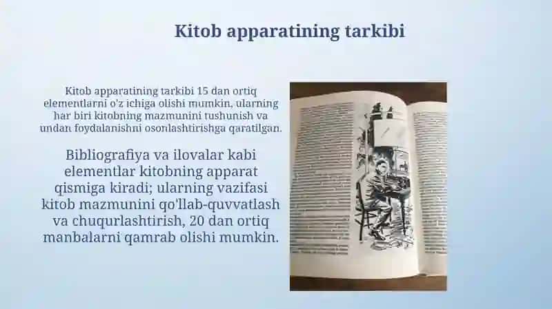 Kitob apparati bilan ishlash 3