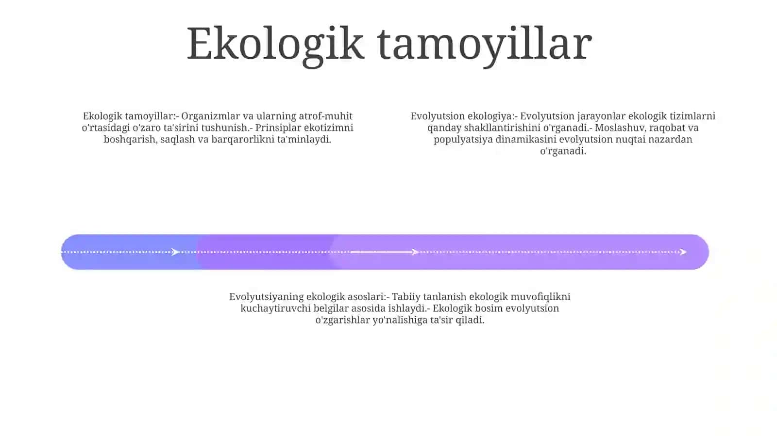 Evalutsiyaning Ekalogik Asoslari 3