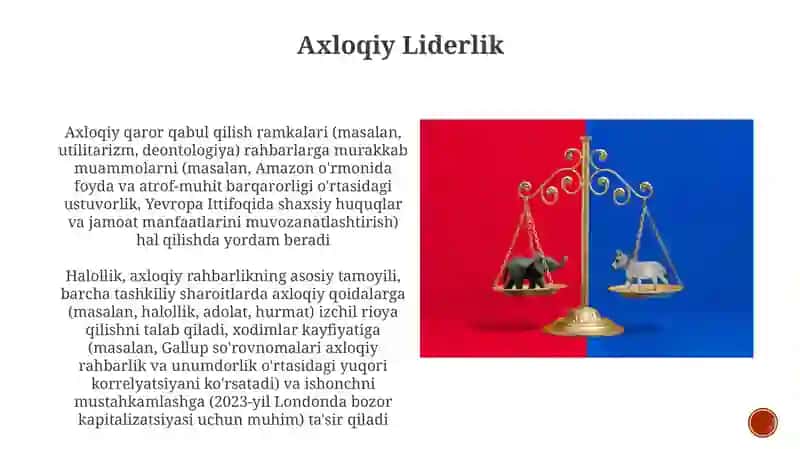 Axloqiy Liderlik 3