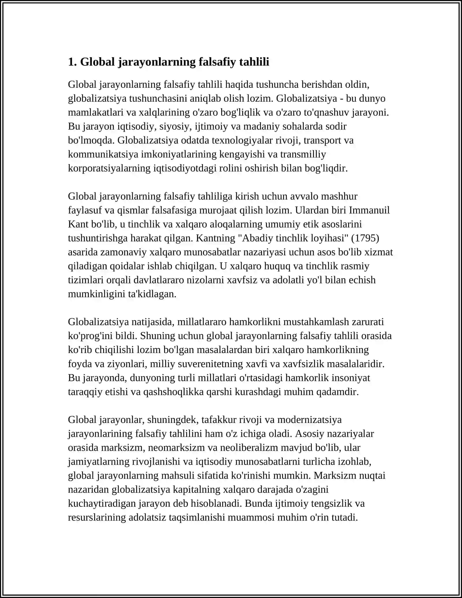 GLOBAL JARAYONLAR VA BARQAROR TARAQQIYOT FALSAFASI 3