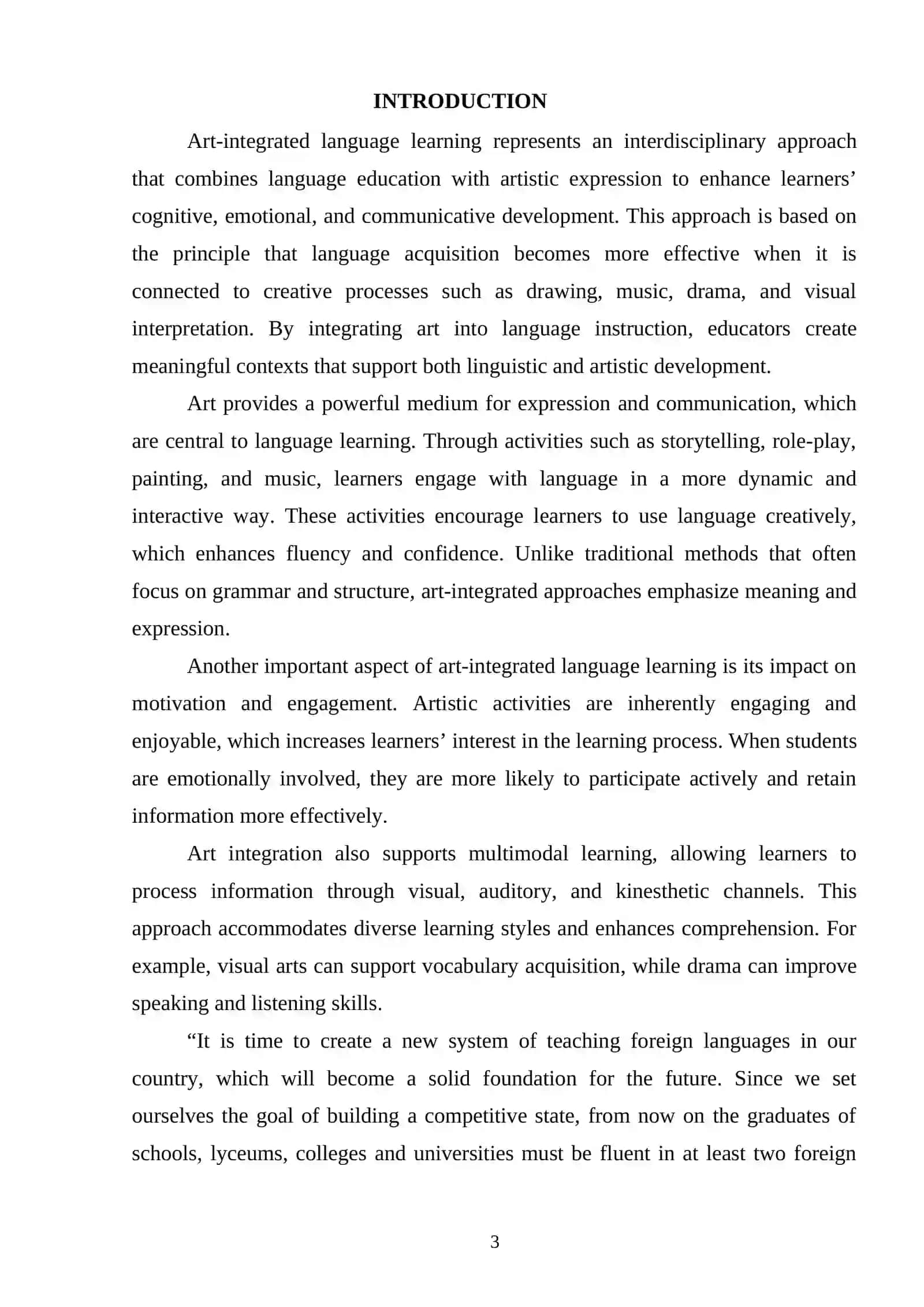 Art-integrated language learning 3