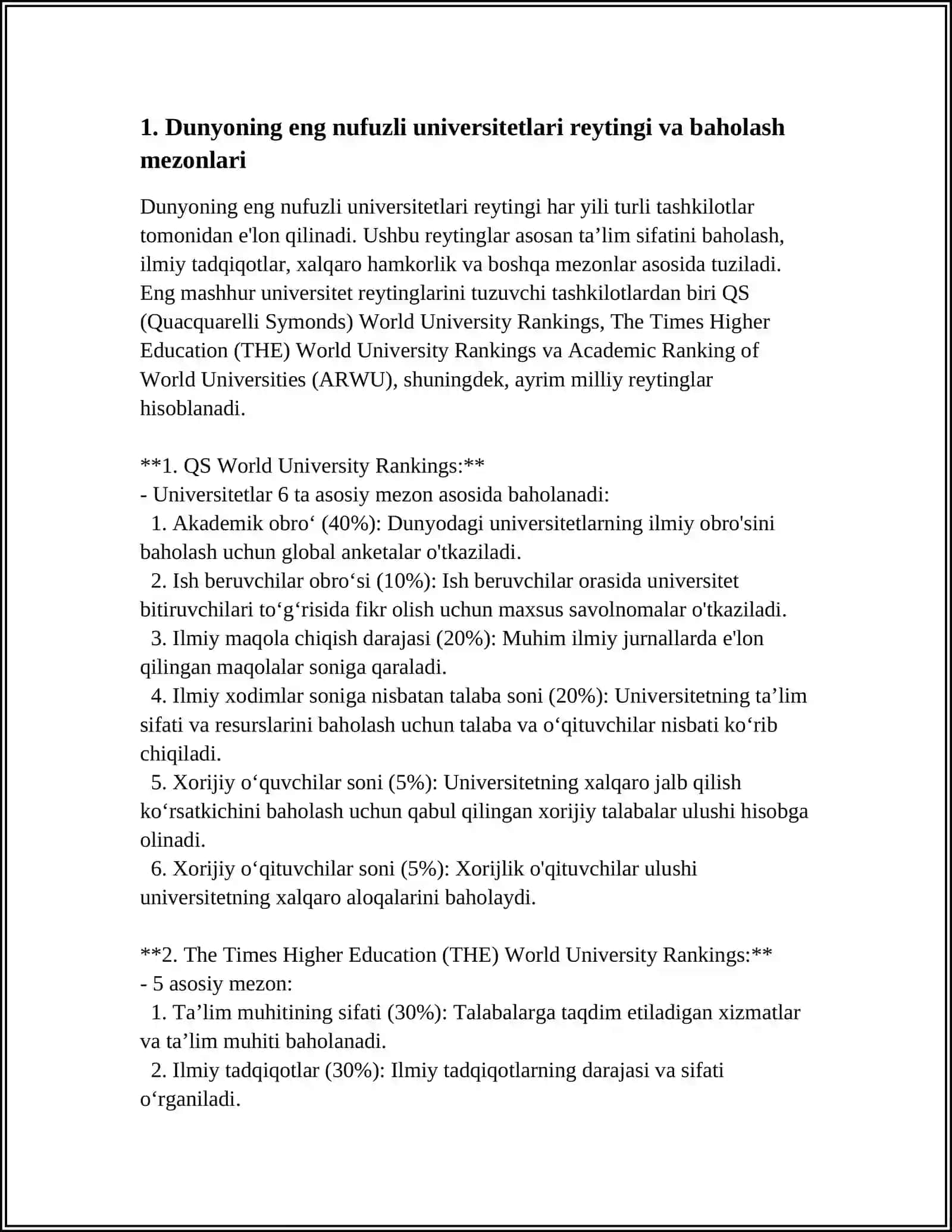 DUNYONING ENG NUFUZLI UNIVERSITETLARI 3
