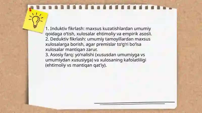 Mantiqiy fikrlashga oid savollar faqat savollarni oʻzi boʻlsin 3