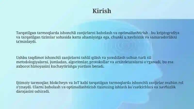 Tarqatilgan tarmoqlarda credential zanjirlarini baholash va optimallashtirish usullari 3