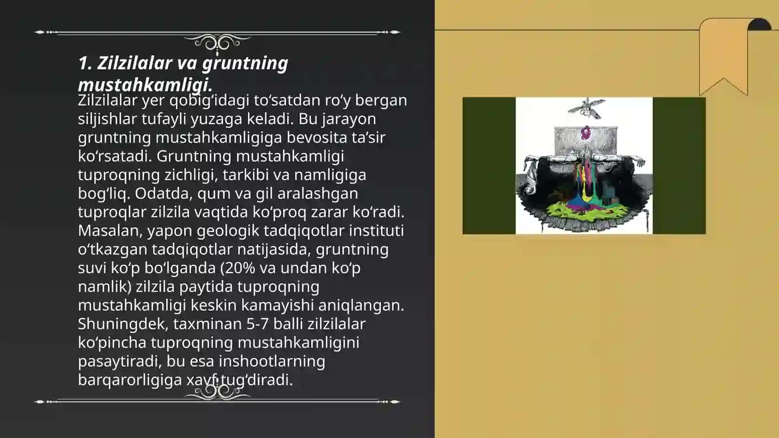 Zilzila ta’sirida gruntning mustahkamlik ko‘rsatkichlarini o’zgarishi 3