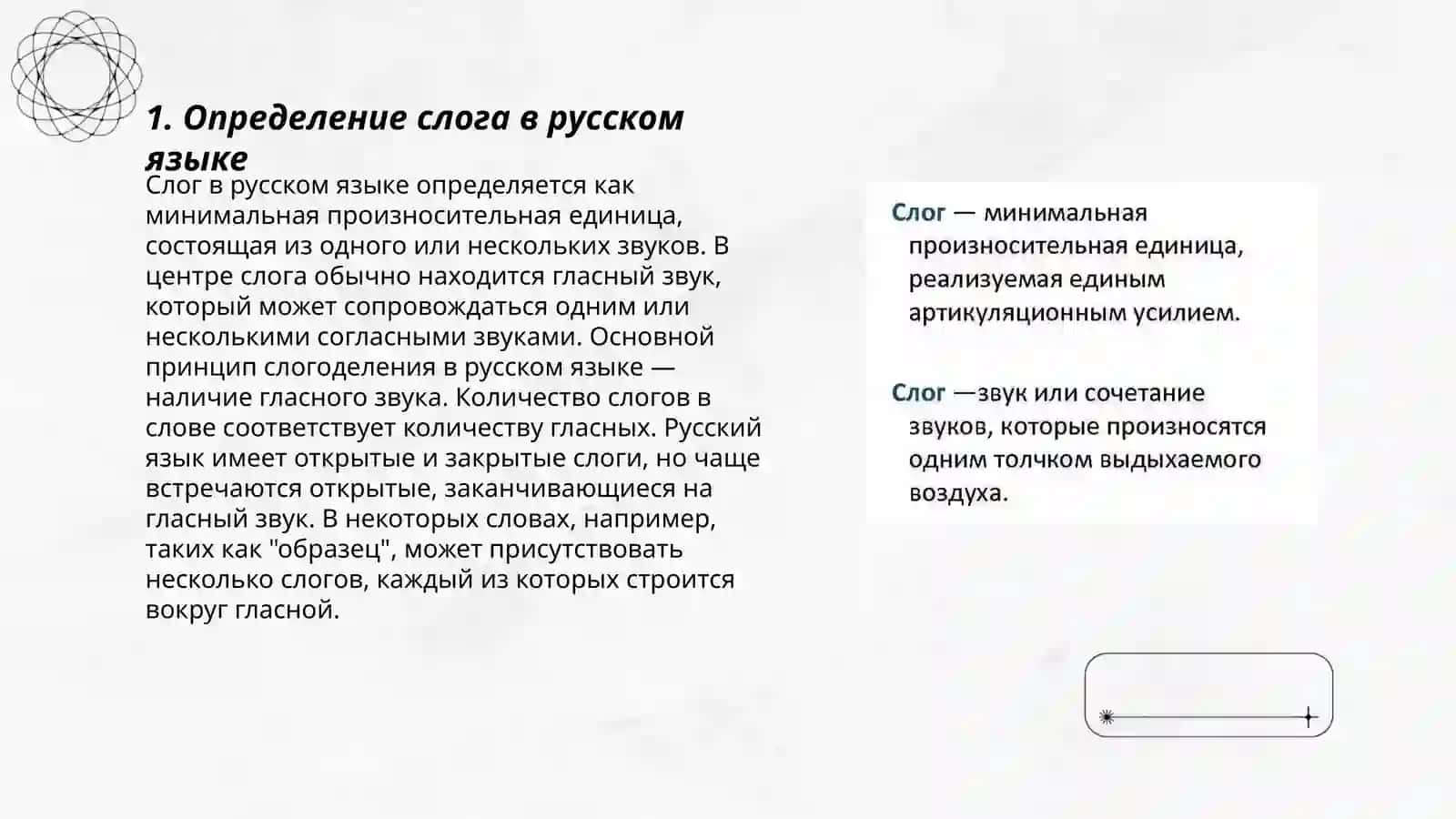 Слог как основная произносительная единица 3