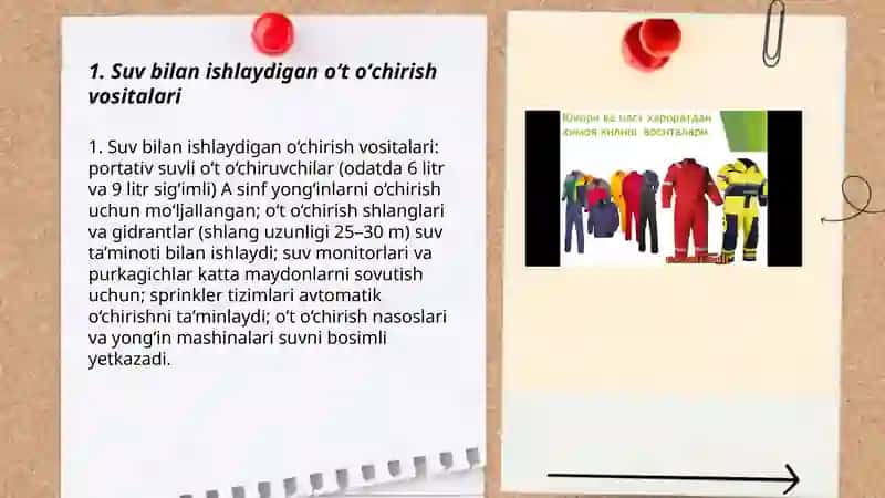 Suv bilan ishlaydigan o‘chirish vositalari 3