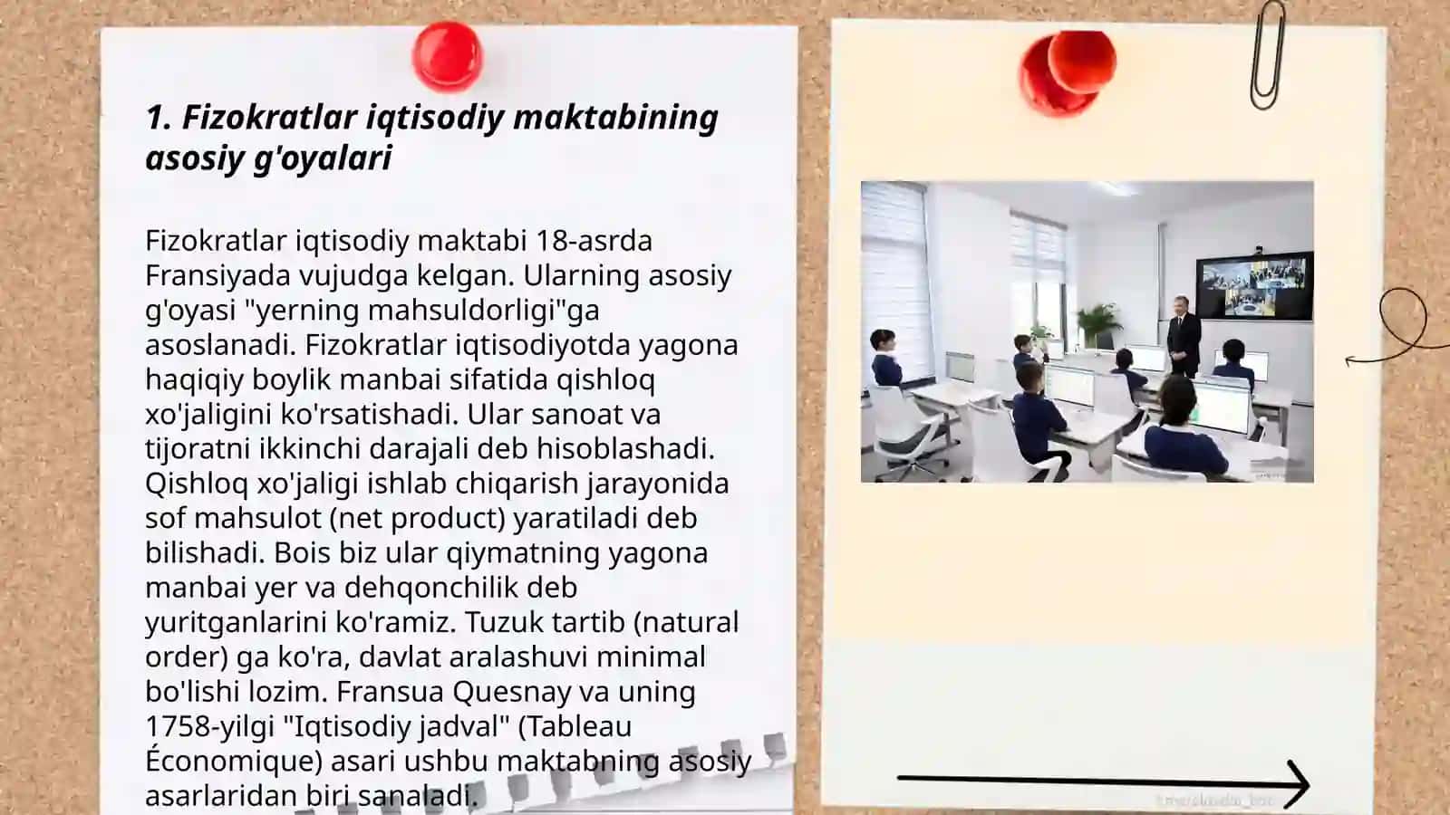 Fizokratlar iqtisodiy maktabi 3