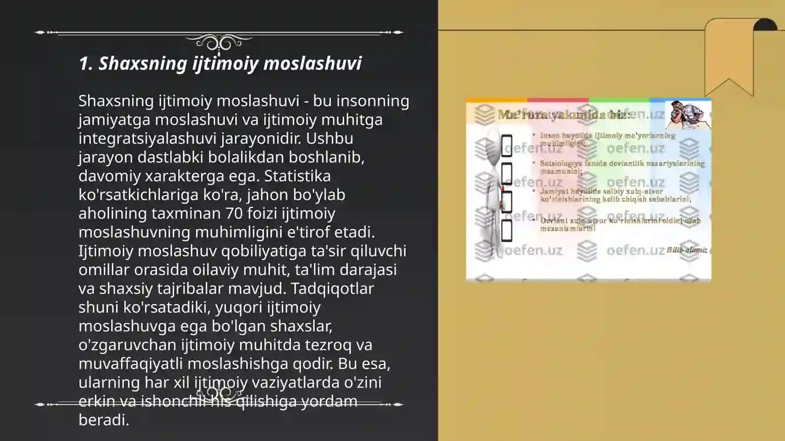 Shaxs ijtioiylashuvi va ijtimoiy xulq-atvor 3