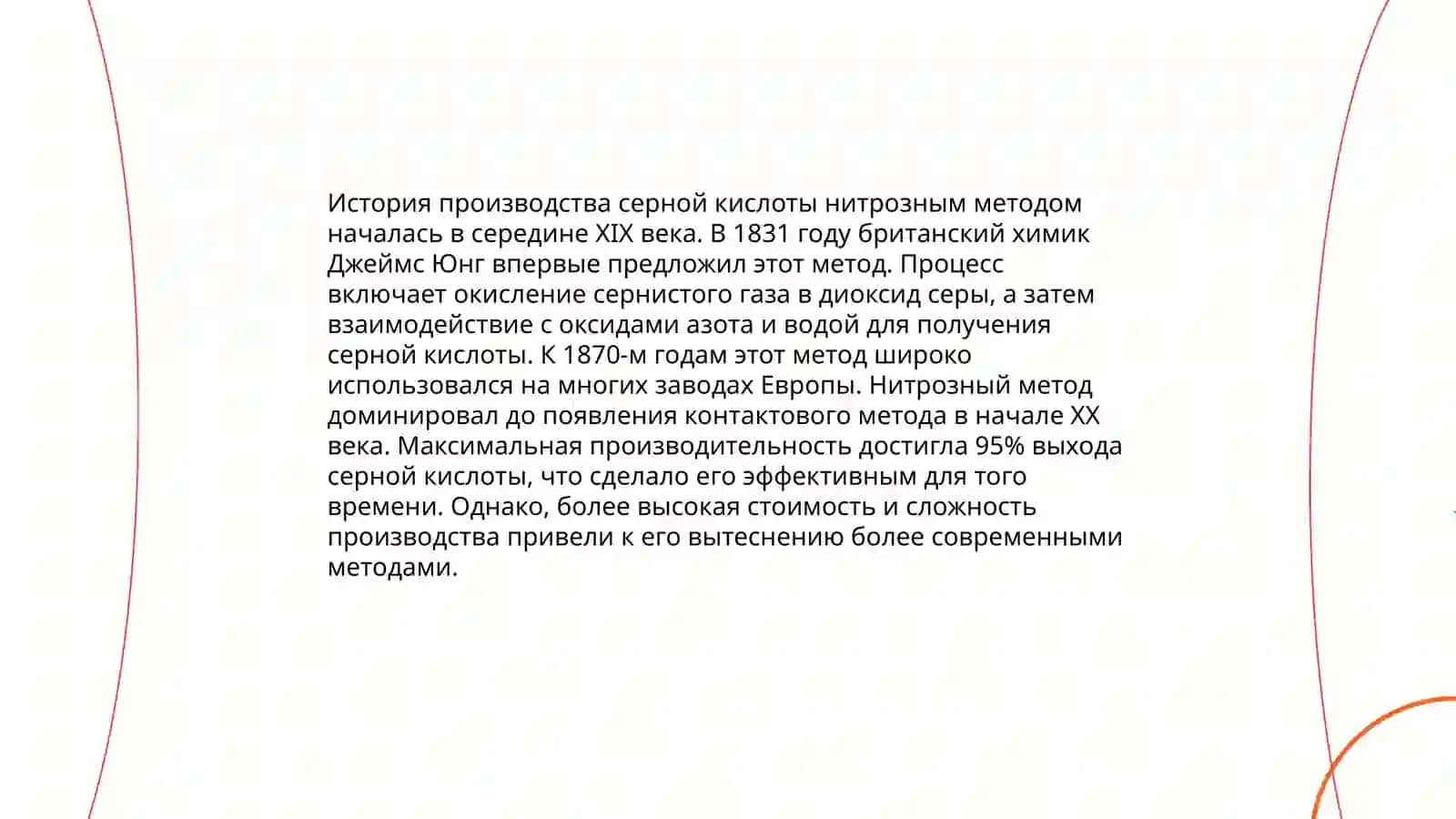 Производство серной кислоты нийтрозным методом 3