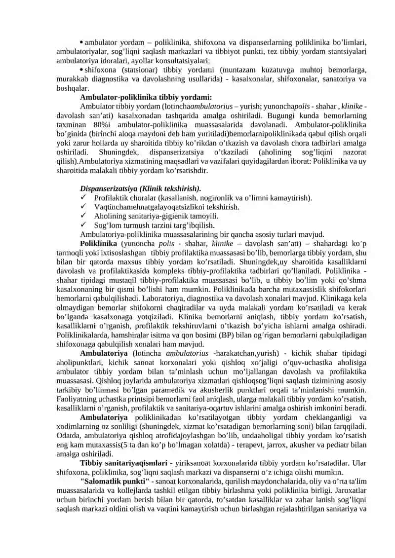 Sog’liqni saqlash muammolari 3